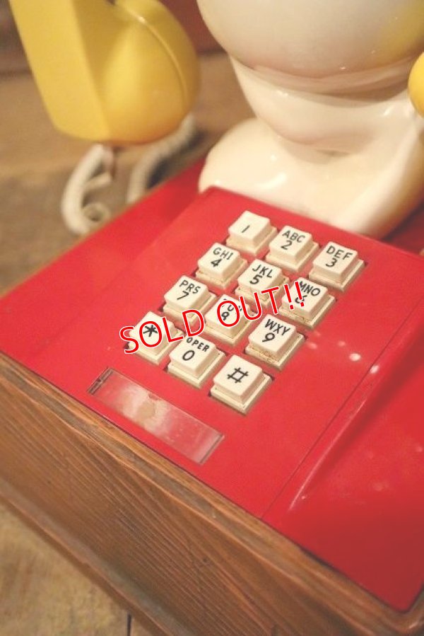 画像7: ct-230201-20 Snoopy & Woodstock / 1976 Telephone
