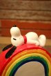 画像2: ct-230201-21 Snoopy / Determined 1970's Coin Bank "Rainbow" (2)