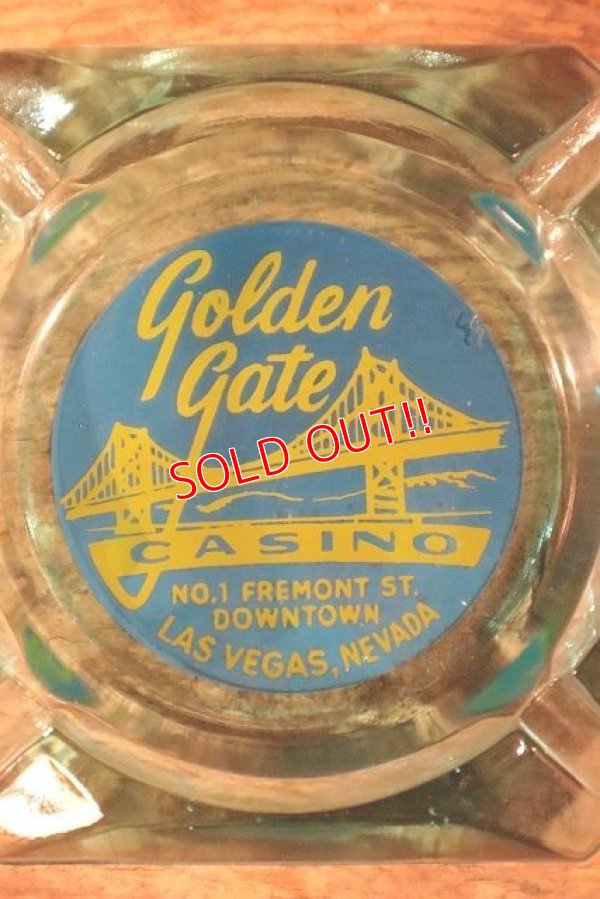 画像1: dp-230201-09 golden Gate CASINO / Vintage Ashtray