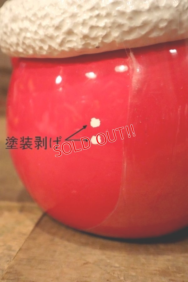 画像7: ct-230101-15 Mars / M&M's 2004 Ceramic Jar Santa Red