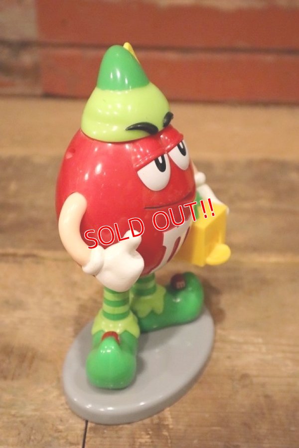 画像4: ct-230101-15 Mars / M&M's Santa's Lil' Elf Candy Dispenser Red