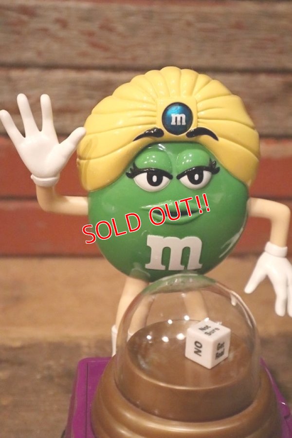 画像2: ct-230101-15 Mars / M&M's "Fun Fortunes" Green Candy Dispenser