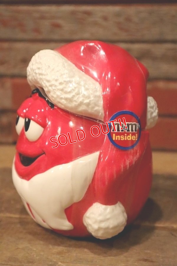 画像3: ct-230101-15 Mars / M&M's 2004 Ceramic Jar Santa Red