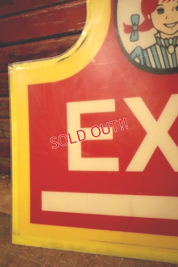 画像3: dp-230101-42 WENDY'S / Drive-Thru Sign "EXIT"