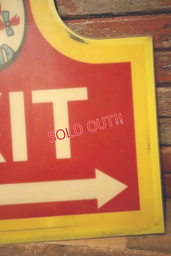 画像4: dp-230101-42 WENDY'S / Drive-Thru Sign "EXIT"