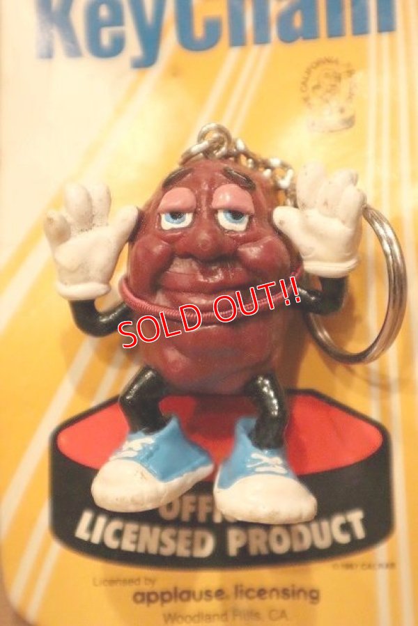 画像2: ct-221201-53 California Raisins / 1987 PVC Keychain  "Justin X. Grape"