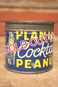 ct-230201-35 PLANTERS / MR.PEANUT 1950's Cocktail SALTED PEANUTS Can
