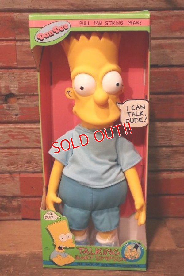 画像1: ct-230101-06 Bart Simpson / DAN-DEE 1990 Talking Doll