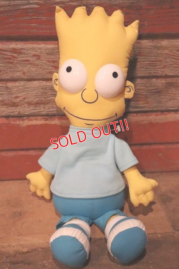 画像1: ct-230101-06 Bart Simpson / DAN-DEE 1990 Cloth Doll