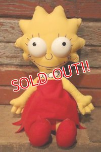ct-230101-06 Lisa Simpson / DAN-DEE 1990 Cloth Doll