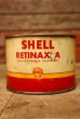 画像1: dp-230201-18 SHELL / 1950's RETINAX A Grease Can (1)