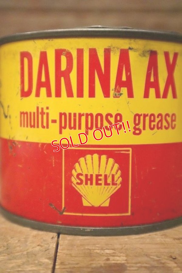 画像2: dp-230201-19 SHELL / 1960's DARINA AX Grease Can