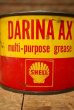 画像2: dp-230201-19 SHELL / 1960's DARINA AX Grease Can (2)