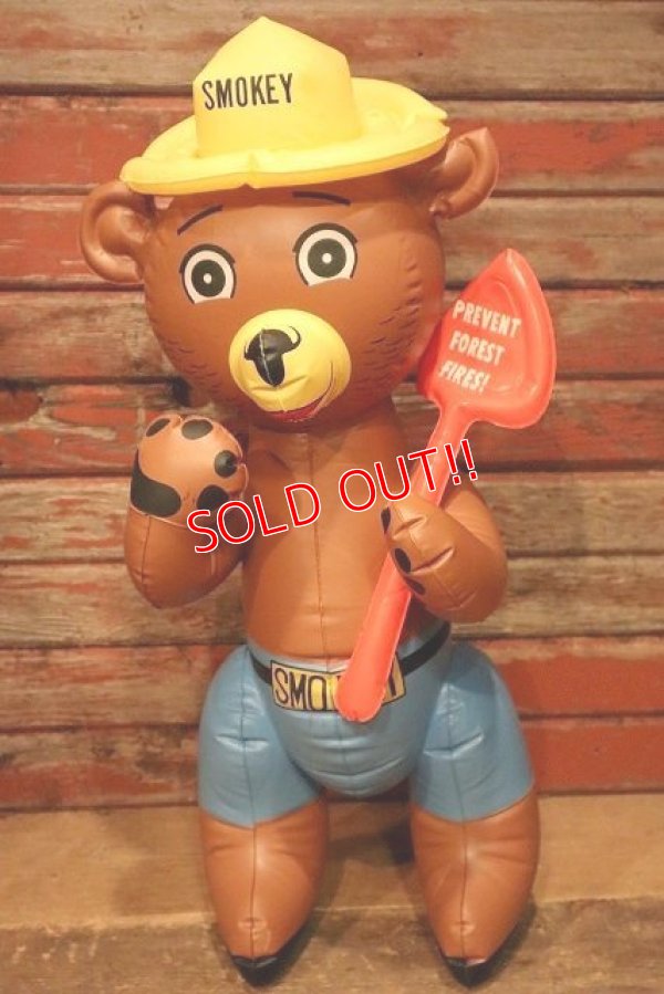 画像1: ct-230201-14 Smokey Bear / 1970's Vinyl Inflatable