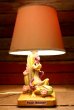 画像1: ct-230101-16 Road Runner / HOLIDAY FAIR 1970's Table Lamp (1)