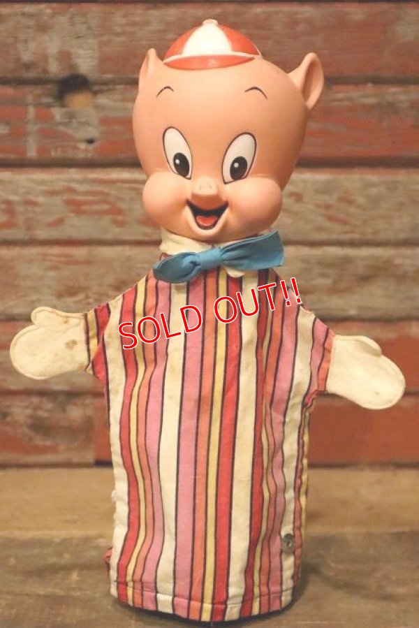 画像1: ct-221201-134 Porky Pig / Mattel 1964 Talking Puppet Doll