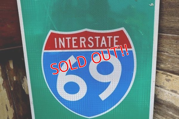 画像3: dp-230101-95 INTERSATE 69 Milepost sign "SOUTH 137.5"