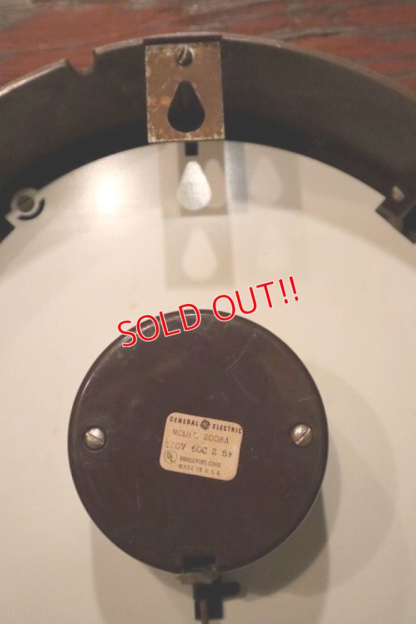 画像11: dp-230201-35 GENERAL ELECTRIC / 1960's Wall Clock