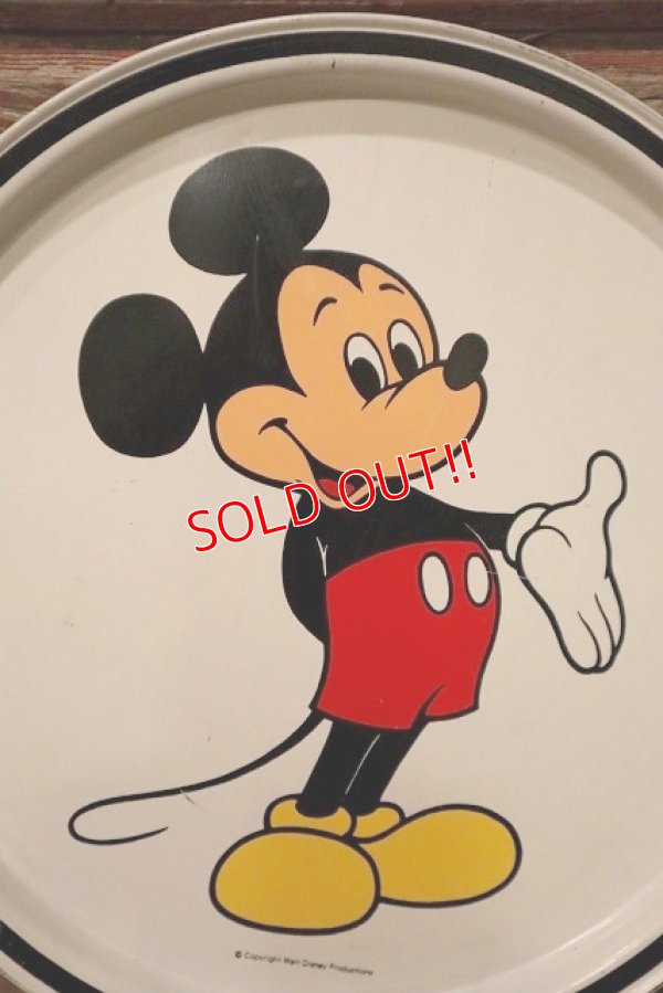 画像2: ct-230201-28 Mickey Mouse / 1970's Tin Tray