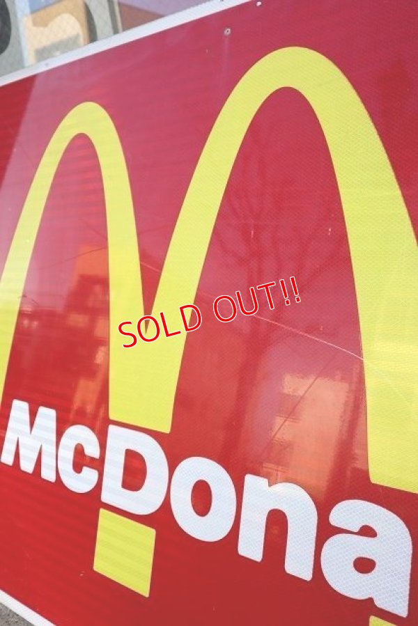 画像3: dp-230101-71 McDonald's / Large Road Sign