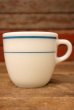 画像1: kt-220101-04 PYREX / 1970's U.S.NAVY Blue Band Mug (1)