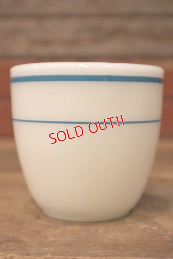 画像2: kt-220101-04 PYREX / 1970's U.S.NAVY Blue Band Mug