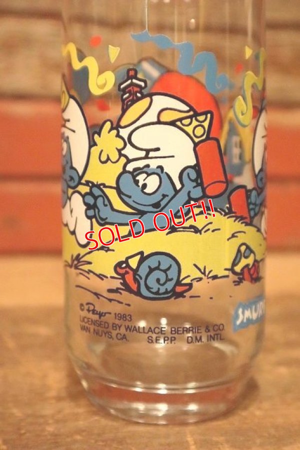 画像4: ct-230301-34 SMURF / Hardee's 1983 "PAPA SMURF" Glass