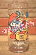 ct-230301-34 SMURF / Hardee's 1983 "PAPA SMURF" Glass