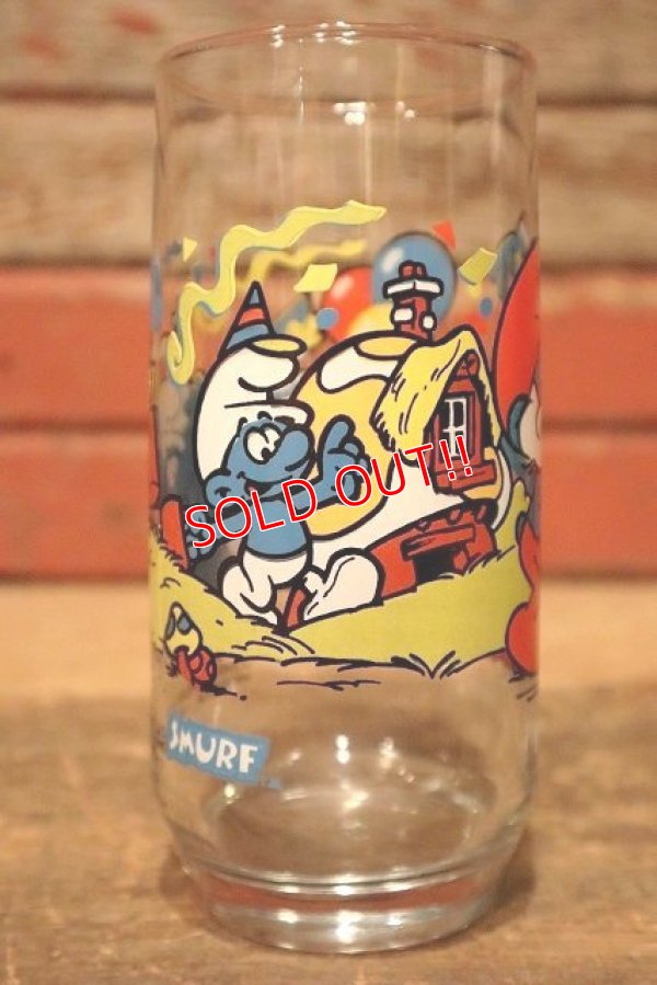 画像5: ct-230301-34 SMURF / Hardee's 1983 "PAPA SMURF" Glass