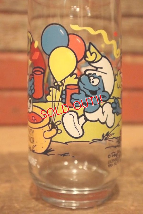 画像3: ct-230301-34 SMURF / Hardee's 1983 "PAPA SMURF" Glass