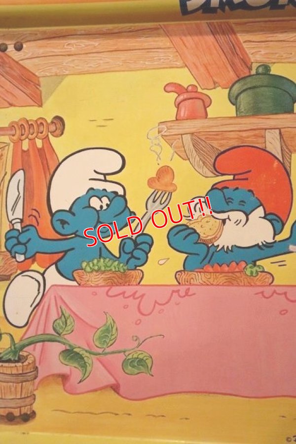 画像2: ct-230301-72 SMURF / 1980's Kid's Tin Table