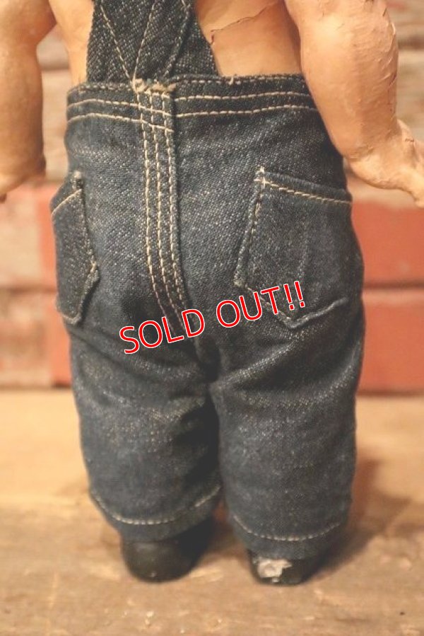 画像9: ct-230201-32 Lee / Buddy Lee 1920's-1930's Composition Doll "Overall"