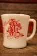 画像1: kt-230301-05 Davy Crockett / Fire-King 1950's D-Handle Mug (1)