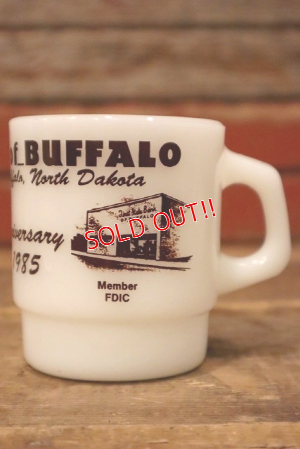 画像1: kt-230301-06 First State Bank of BUFFALO / Anchor Hocking 1980's Mug