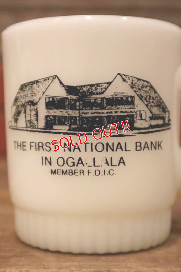 画像2: kt-230301-07 THE FIRST NATIONAL BANK / Fire-King 1960's-1970's Mug