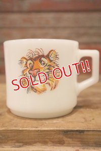 kt-230301-03 Esso Tiger / Fire-King 1950's-1960's Short Mug