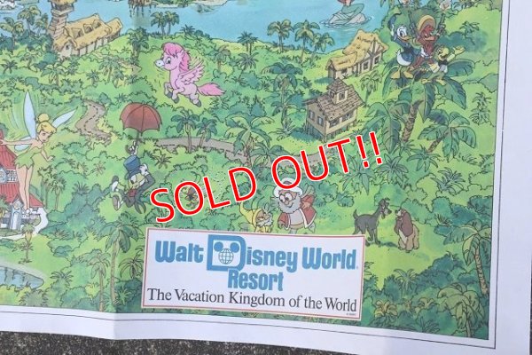 画像2: ct-230301-92 Walt Disney World Resort / 1980's Guide Map Poster