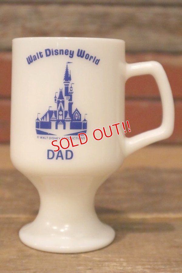 画像1: kt-230301-01 Walt Disney World / Federal 1970's Footed Mug "DAD"
