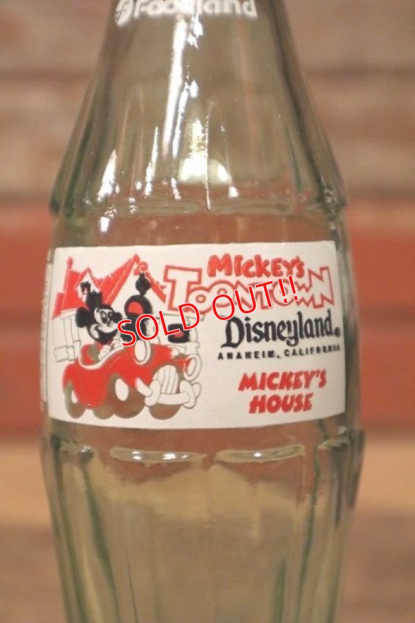 画像2: ct-230301-69 Disneyland TOON TOWN / 1990's Mickey's House Coca Cola CLASSIC Bottle