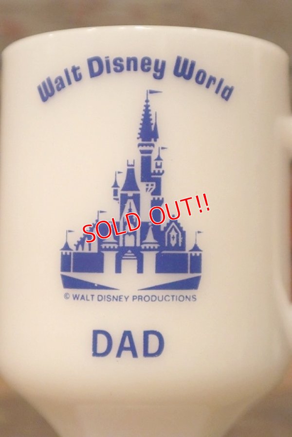 画像2: kt-230301-01 Walt Disney World / Federal 1970's Footed Mug "DAD"