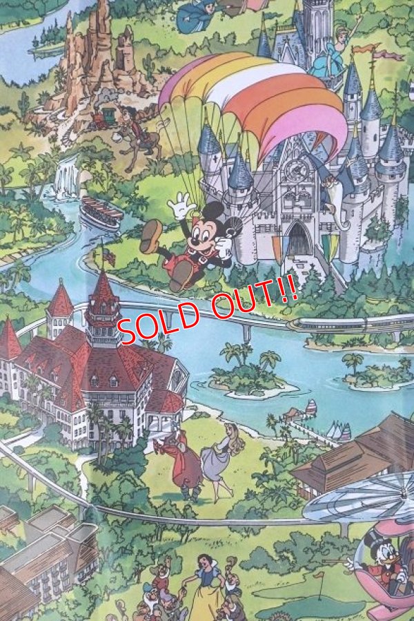 画像6: ct-230301-92 Walt Disney World Resort / 1980's Guide Map Poster