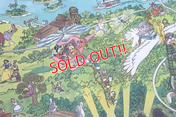 画像5: ct-230301-92 Walt Disney World Resort / 1980's Guide Map Poster