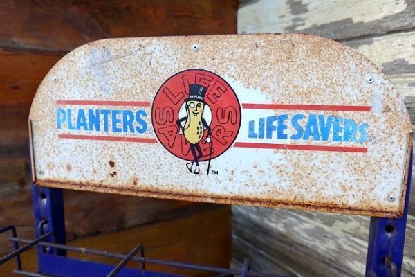 画像2: ct-211101-03 PLANTERS LIFE SAVERS / 1990's Store Display Hook Rack