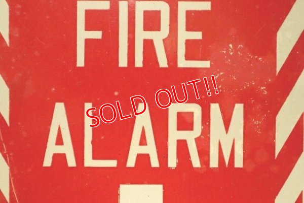 画像3: dp-230301-21 FIRE ALARM / Vintage Metal Sign