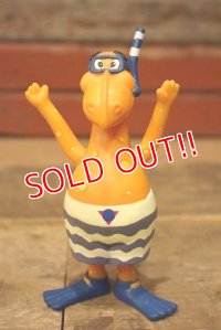ct-211001-04 KRAFT / Cheesasaurus Rex 1992 Bendy Figure "Diver"