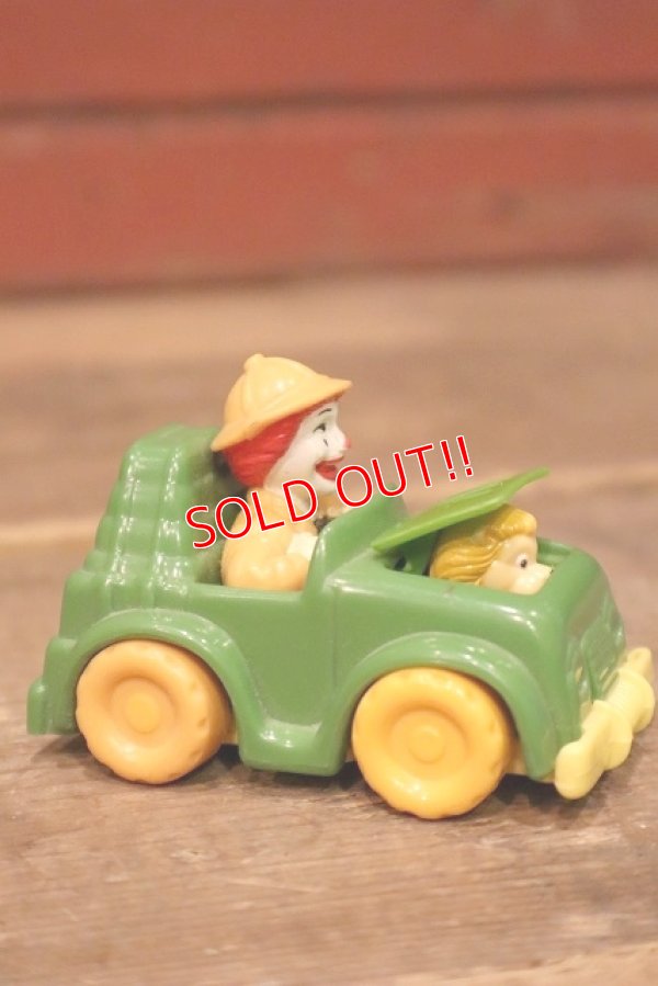 画像3: ct-230301-01 McDonald's / 1996 SAFARI "Ronald In Jeep" Happy Meal Toy