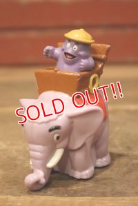 ct-230301-01 McDonald's / 1996 SAFARI "Grimace Riding Elephant" Happy Meal Toy