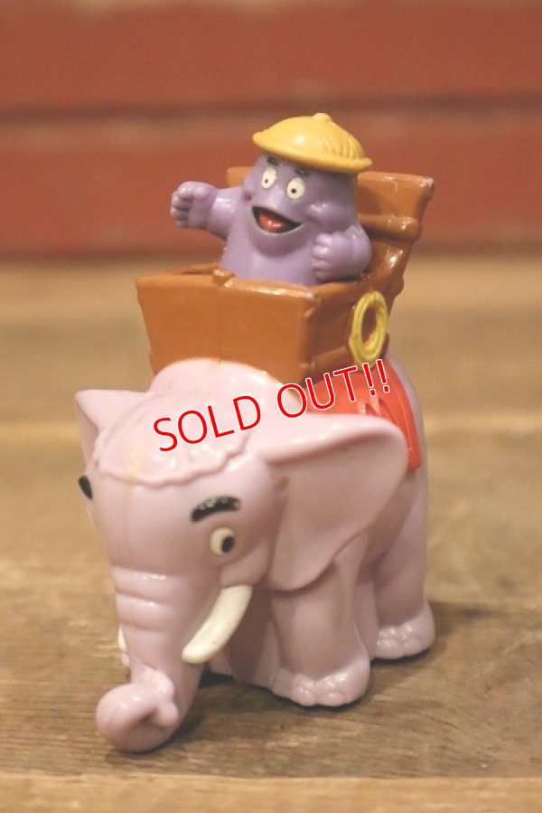 画像1: ct-230301-01 McDonald's / 1996 SAFARI "Grimace Riding Elephant" Happy Meal Toy