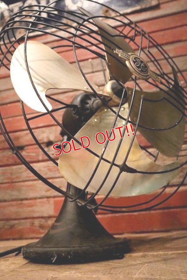 画像8: dp-230301-26 GENERAL ELECTRIC / 1940's Metal Electric Fan