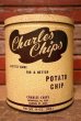 画像1: dp-230301-39 Charles Chips / Vintage Potato Chips Can (1)